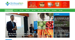 Desktop Screenshot of camnangbenh.com
